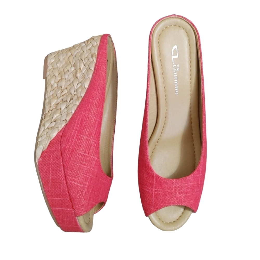 Chinese Laundry Peep Toe Espadrille Wedge Sandal